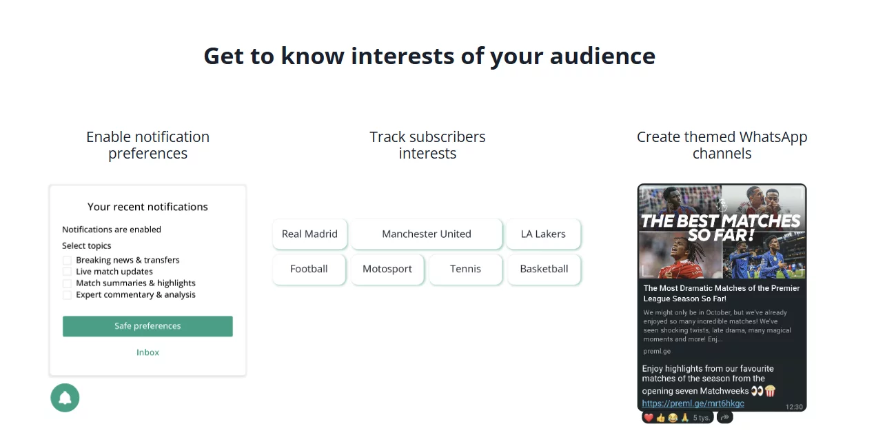sport coverage target your audience